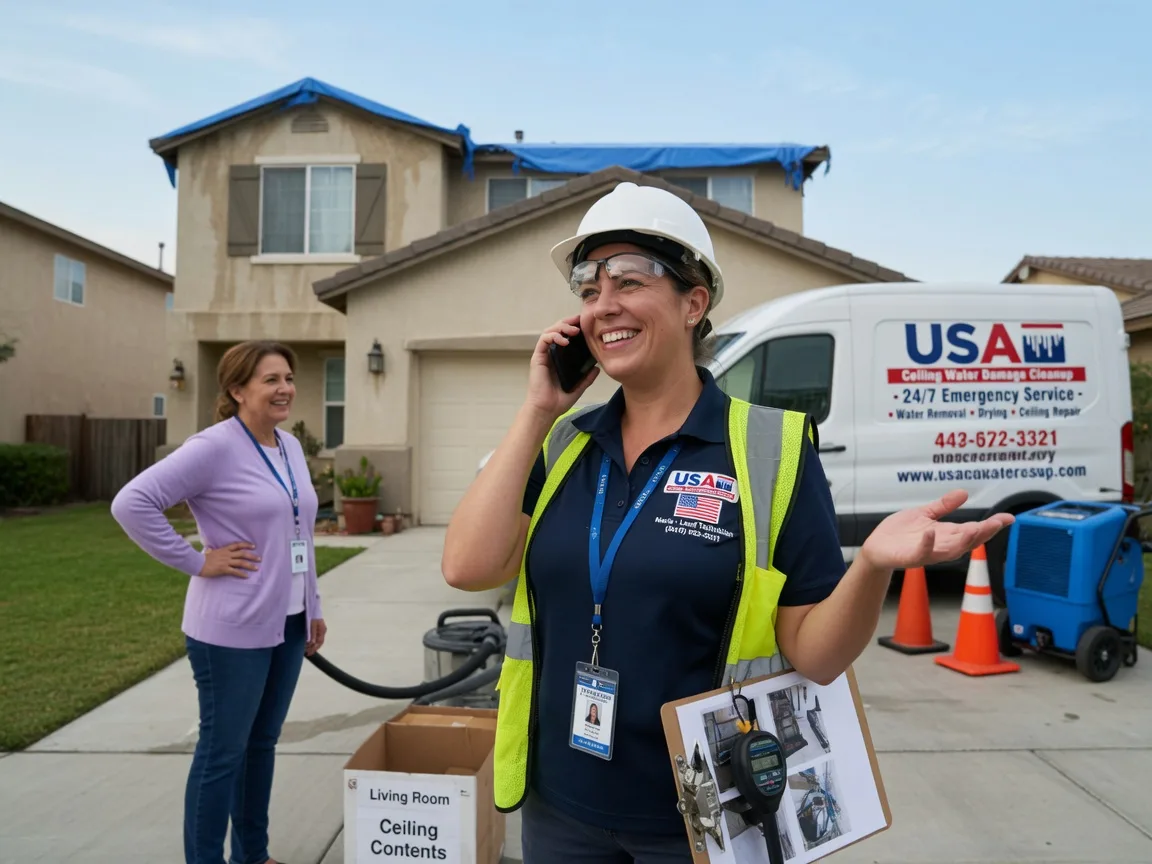 Ceiling Water Damage Restoration Saint John, ND FAQs